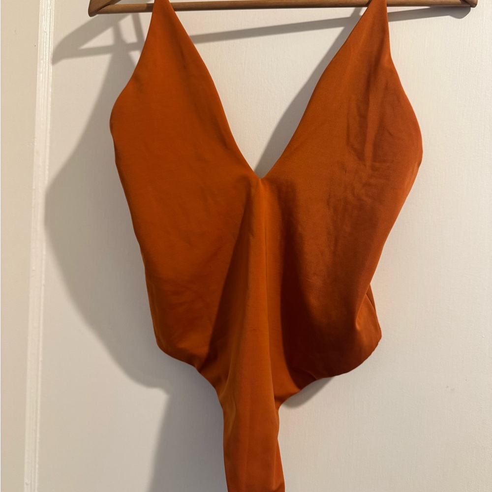 Orange Women's One Piece Swimsuit